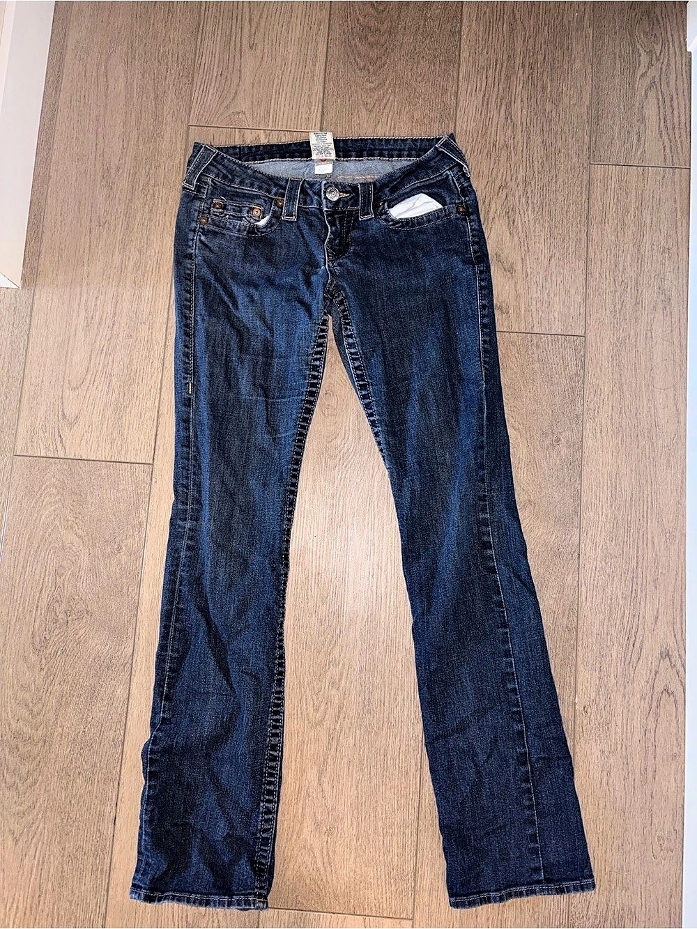 True Religion World Tour Section Straight Jeans Blue Waist 29